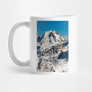 French Alps Mont Vallon Meribel Mottaret France Mug